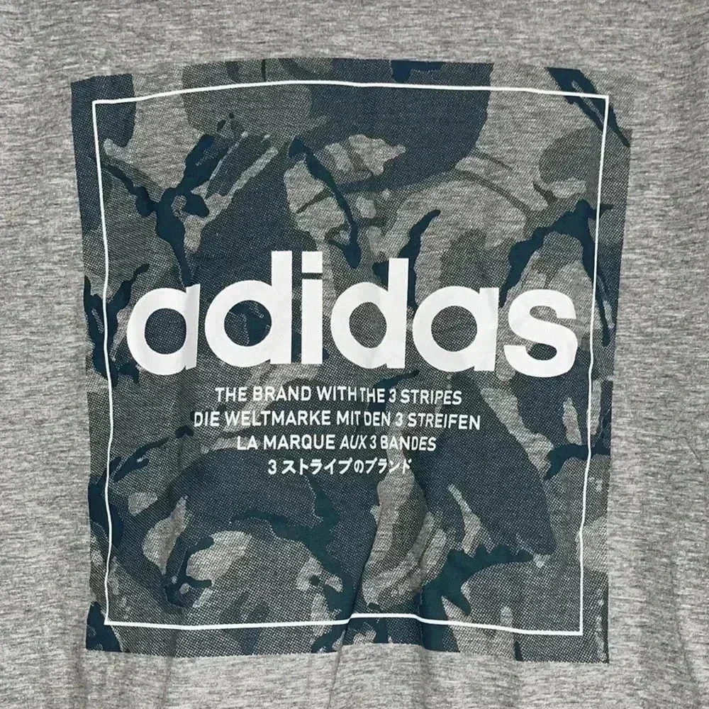Adidas Grey Amplifier Tee​​